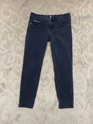 Freddy Pants Sz 8 Black Womens Medium 30x34 Push Up Skinny Organic Cotton