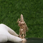 Goddess Madurai Meenakshi Amman Panchaloha Idol | 9.5 cm Handmade Bronze Murti