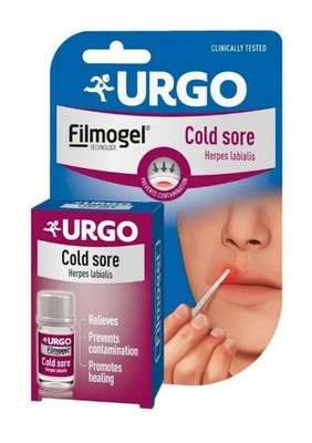 Urgo Filmogel Gel Cold Sore Lip Herpes Reduces Burning Helps Healing Infection