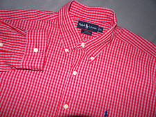 Polo Ralph Lauren BLAKE Long Sleeved Plaid Button Up Shirt Men's XL