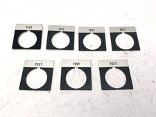 Lot of 7 New Allen Bradley 800T-X554 Ser A Legend Plate Test Accessory