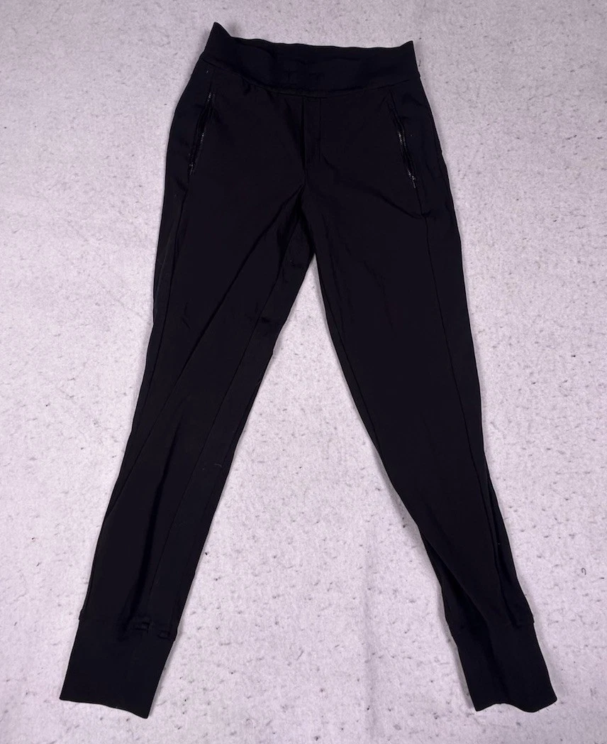 Athleta Womens Black Headlands Hybrid Trek Jogger Pants Hiking Size 4