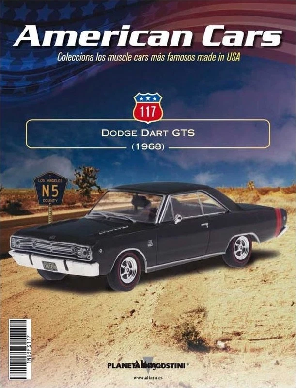 American Cars 1/43 Altaya N117- DODGE DART GTS (1968) - Photo 2/4
