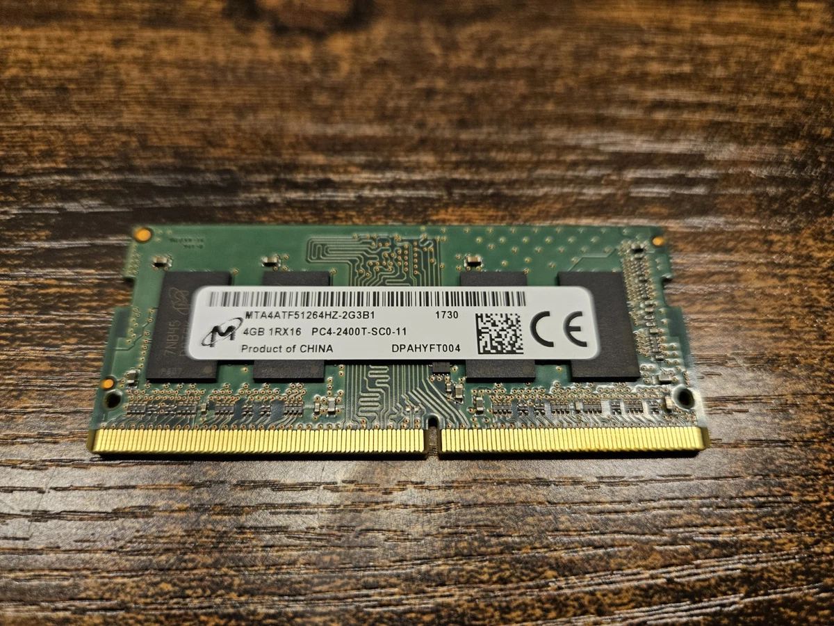 Micron DDR4 SDRAM 4 GB Total Capacity Memory (RAM) for sale | eBay