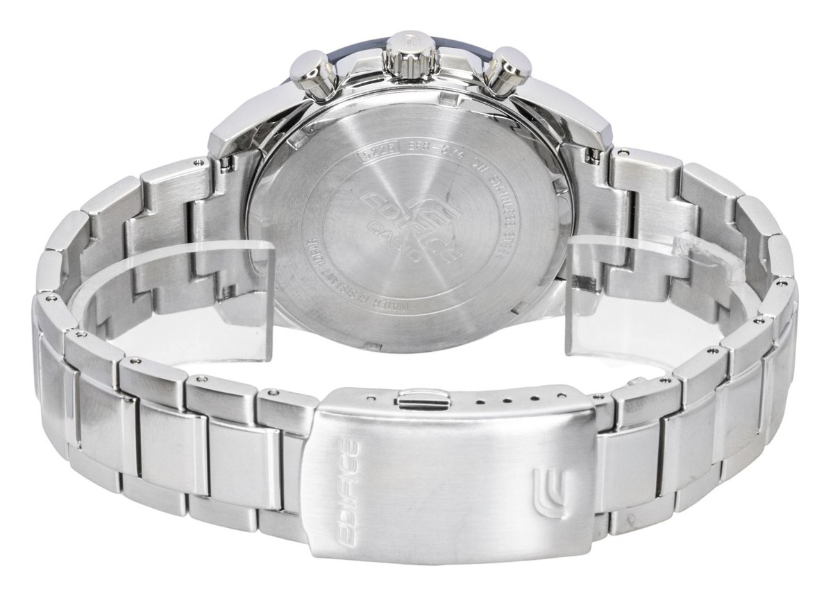 Casio Edifice Chronograph Silver Dial Quartz 100M EFR-574DE-7AV