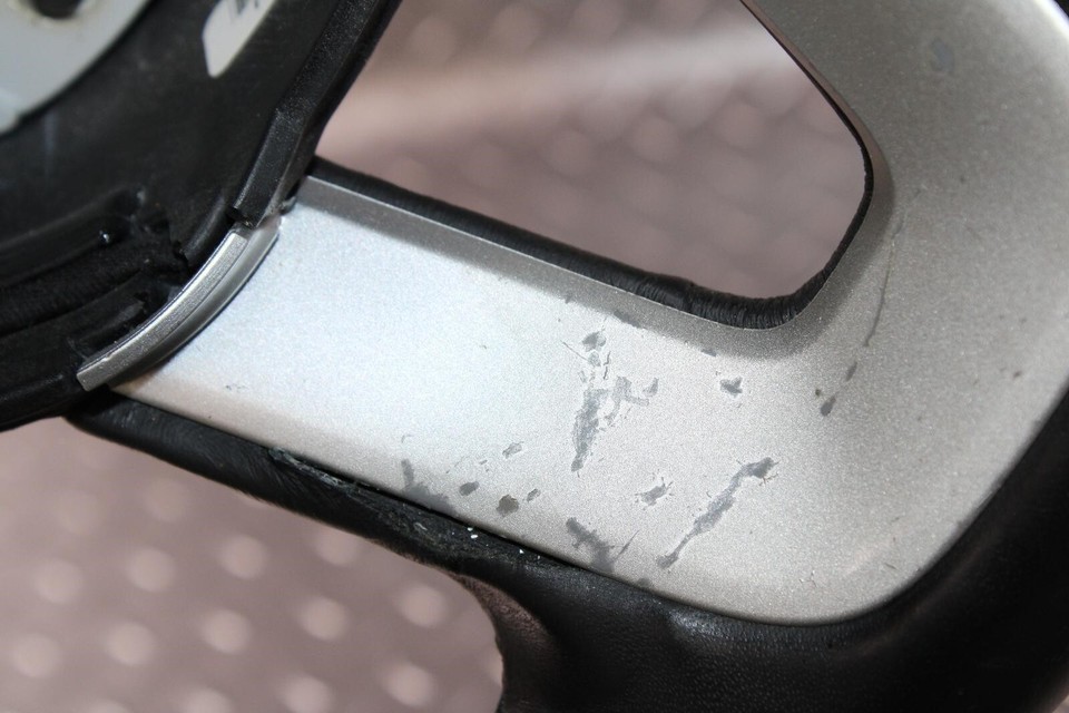 1422 Durango *WORN* Black Leather Driver Steering Wheel Heated W