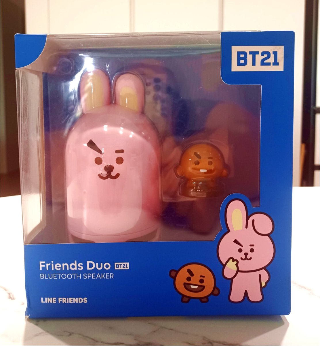 BT21 Friends Duo Bluetooth Official portable Speaker Figure Set