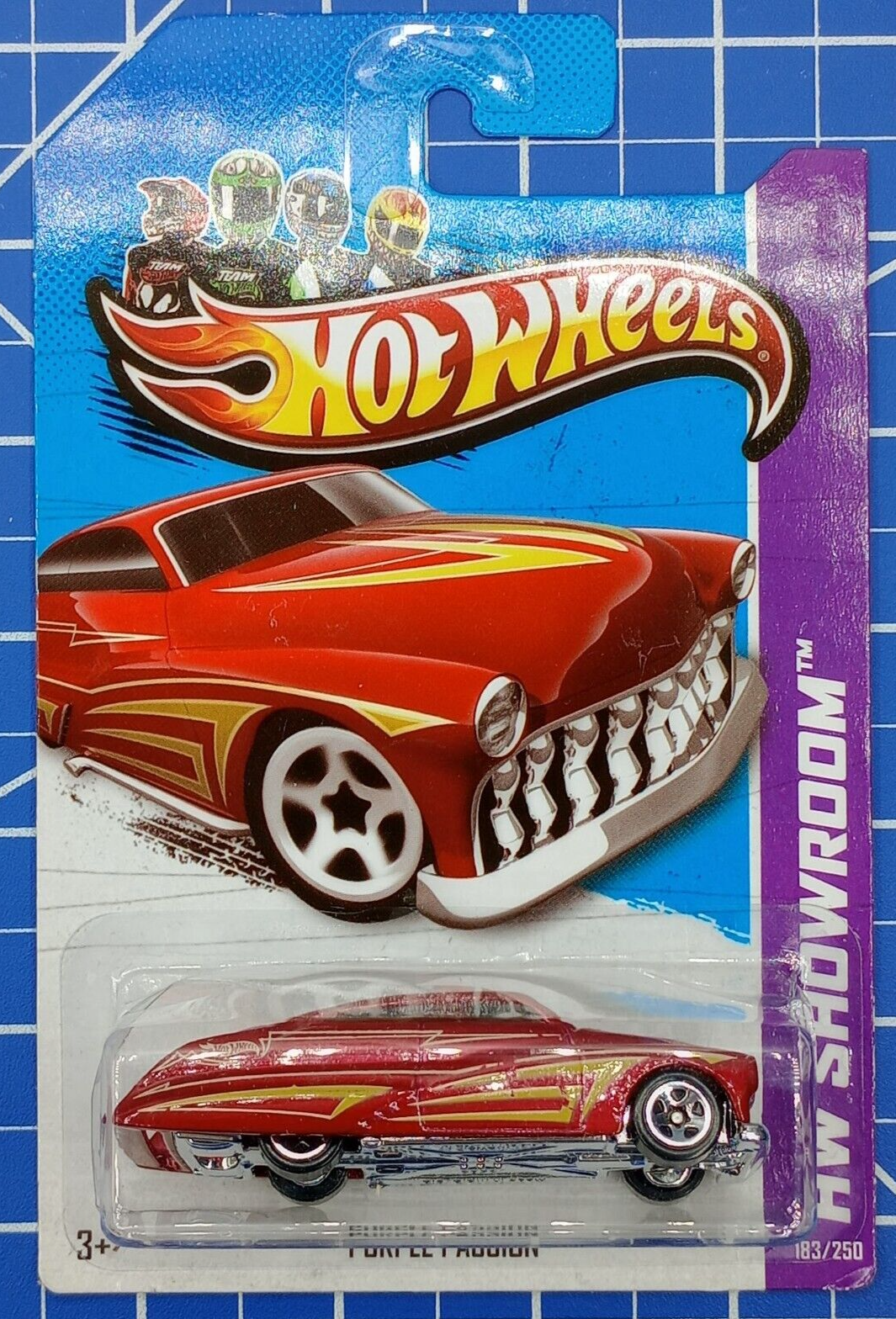 2013 Hot Wheels HW Showroom American Turbo Purple Passion 183/250 1:64 Scale