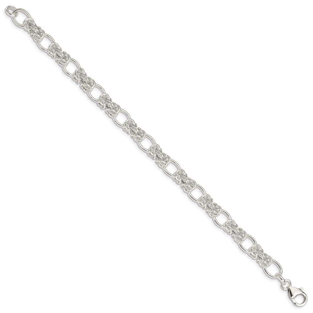 【TKMC】OVY Silver Chain Bracelet（M） 925 Silver Bracelet With 14 Mm Mariner Chain. - Etsy