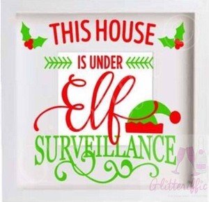 Download This House Is Under Elf Surveillance VINYL DECAL STICKER ...