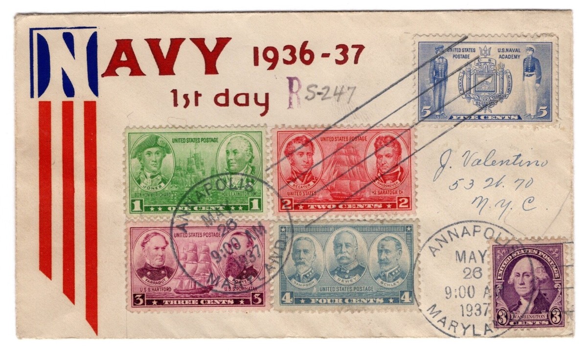 マーシーさん専用 790-94 Navy Heroes 1937 Combo FDC Silk Screen - Registered | eBay