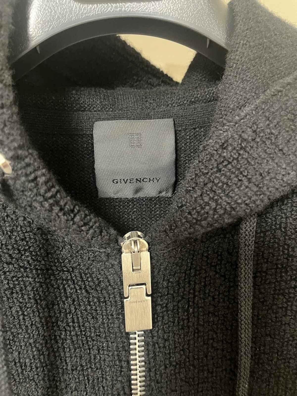 Felpa con cappuccio e zip oversize Givenchy filo spinato stampato taglia S