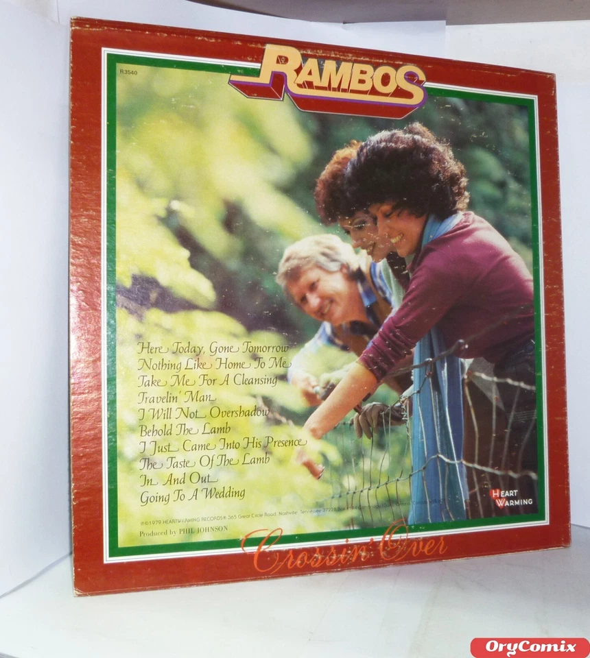 RAMBOS - CROSSIN' OVER - VINILE LP 12" POLLICI 33 GIRI RPM OTTIMO - Immagine 3 di 3