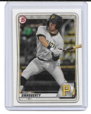 2020 Bowman Paper Prospects Baseball #BP146 Travis Swaggerty RC (Pirates)
