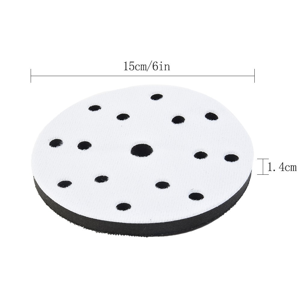 High Quality 15 Hole Sponge Interface Pads for 6 Inch Electric Sanders
