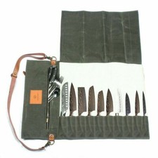 10 Slots Chef Knife Wallet Bag Knives Kitchen Roll Carry Chef Case Storage Bag