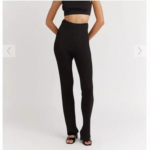 Dissh Hicks Black Crepe Flare Pants Size 12 NEW with Tags RRP $120 - Picture 3 of 14