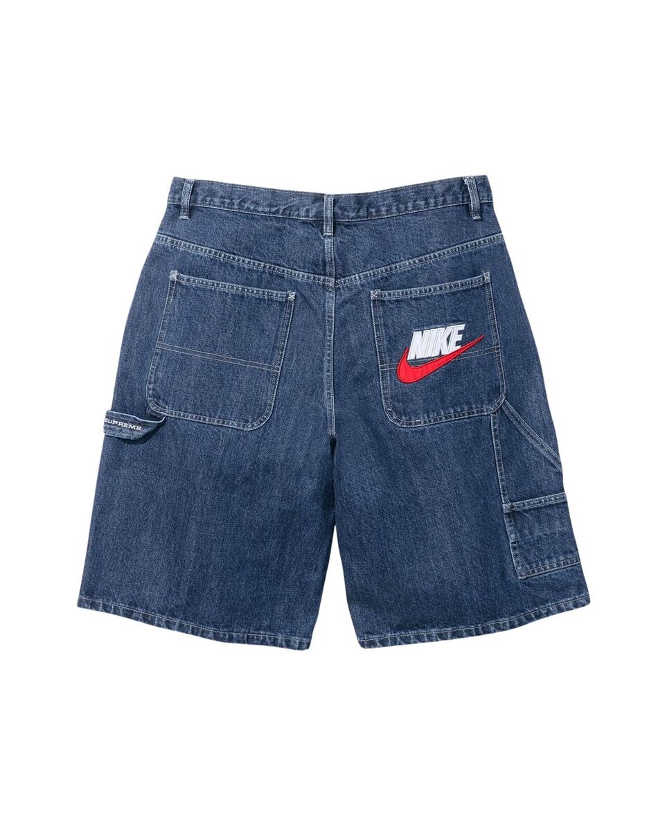 IN HAND Supreme Nike Denim Shorts Blue Indigo Size 32 DSWT IN HAND Supreme Nike Denim Shorts Blue Indigo Size 32 DSWT