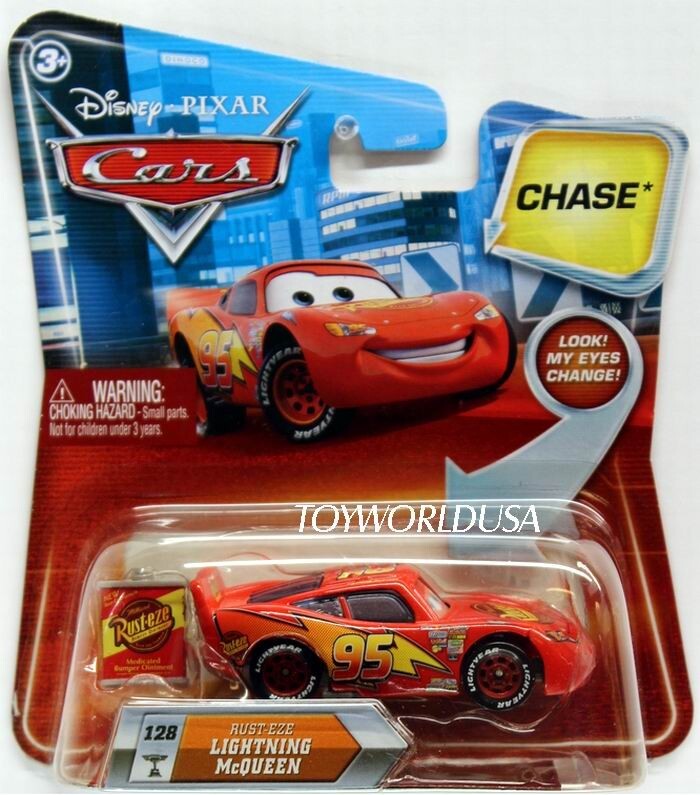 ディズニー　カーズ　Lightning McQueen 2010 Disney Pixar Cars #128 Rust-Eze Lightning McQueen chase