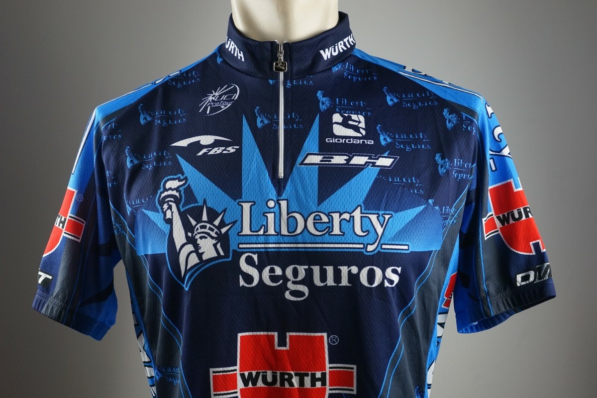 Maillot Cyclisme Liberty Seguros ETZEONDO – Taille XL (Homme, Occasion)