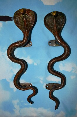 Pair Python Door Handle Rear Design Restaurant Banquet Door Decoration AR106
