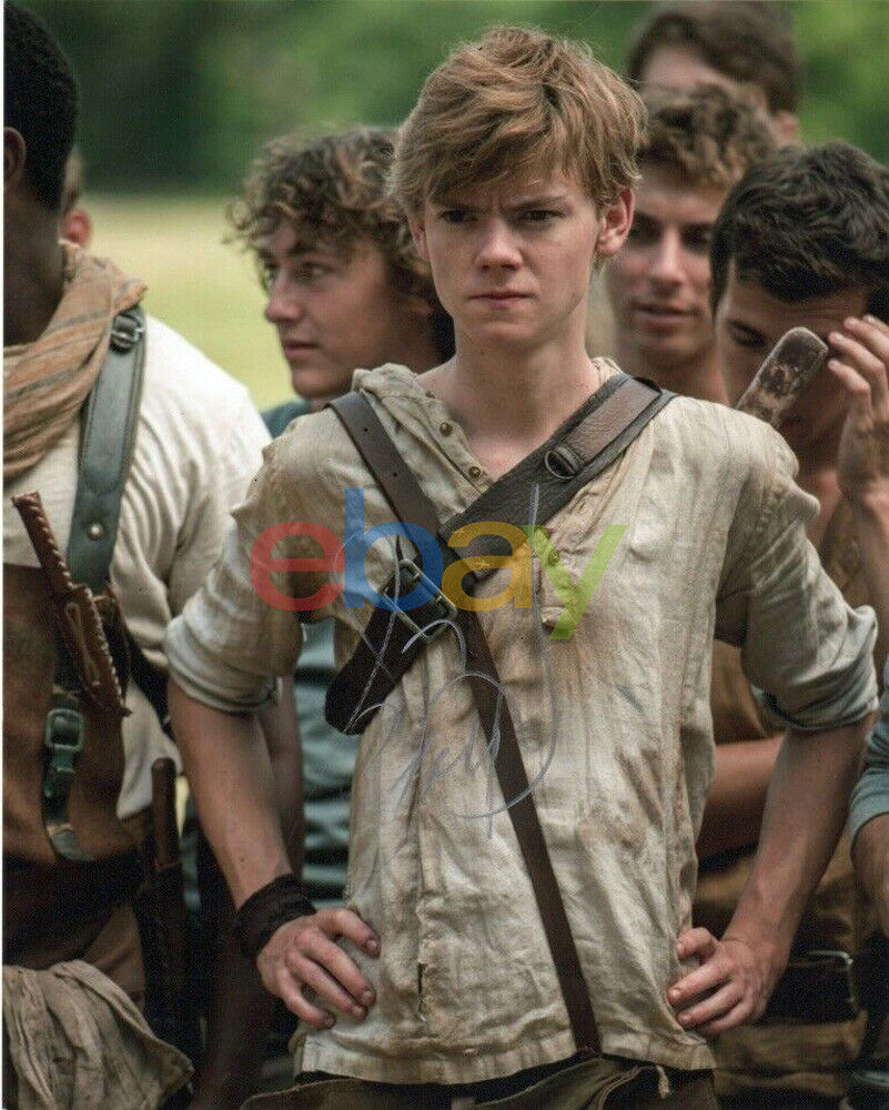 Thomas Brodie Sangster Maze Runner Autographed Signed 8x10 Photo