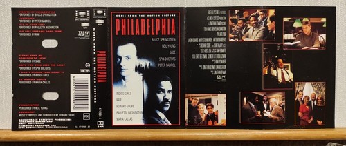 PHILADELPHIA FILM Original Motion Picture Soundtrack Cassette Tape  - Picture 3 of 5