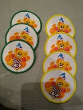 New Vintage STA swimming teddy bear badges job lot