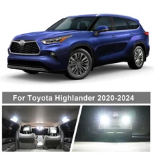 Interior LED Light Bulb Reverse backup  License For Toyota Highlander 2020-2024