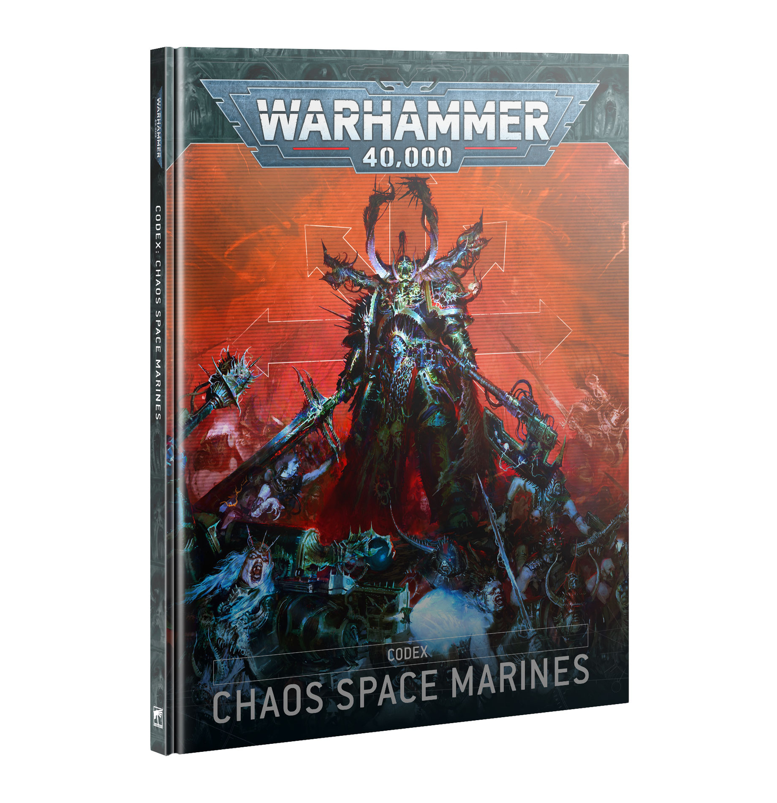 Warhammer 40K Новый Кодекс космических десантников Хаоса 2024 года в твердом переплете 10-Е ИЗДАНИЕ 9890₽