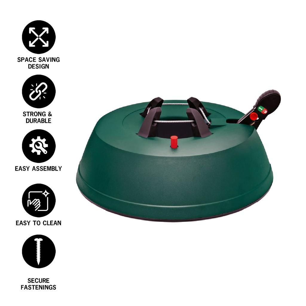 Christmas Tree Holder Stand Foot Pedal Operated With Water Tank Heavy