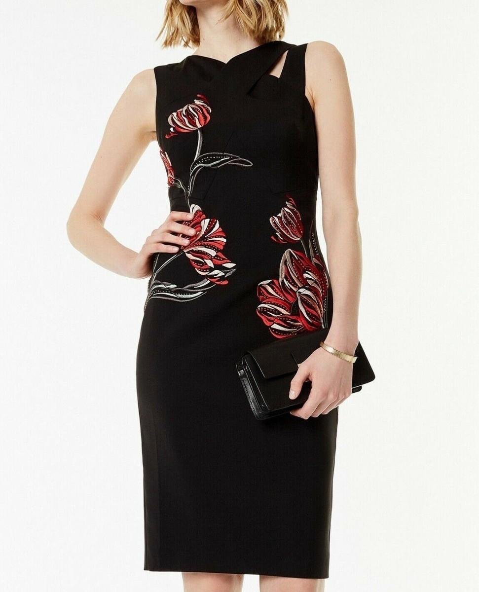 Karen Millen lily rose embroidered cocktail pencil dress DC158, size UK 8- BNWT | eBay Karen Millen lily rose embroidered cocktail pencil dress DC158, size UK 8- BNWT | eBay