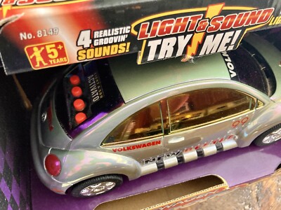 NEW Vintage 1999 Lanard Volkswagen VW New Beetle Toy Car Light