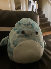 Squishmallows Danika The Tie Dye Dolphin 11" Blue Stuffed Animal Plush NWT
