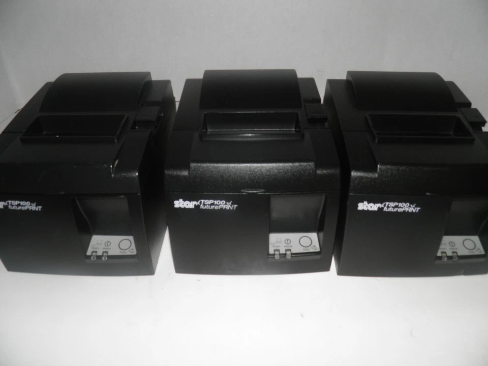  Star TSP100 Thermal POS Receipt Printer Ethernet with Power Cord  Model 143LAN - Image 4 of 4
