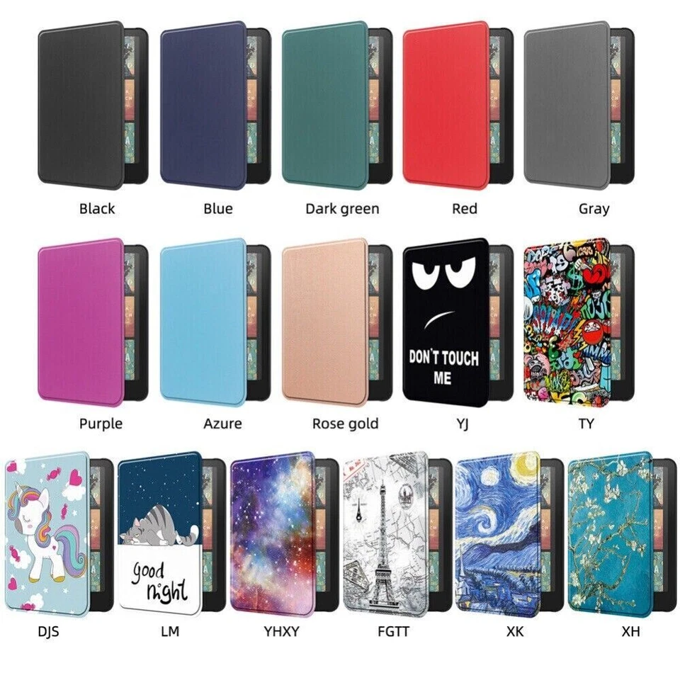 For Amazon Kindle Paperwhite 12th Gen 2024 Case Leather Flip Smart Sleep Cover - Image 3 of 4