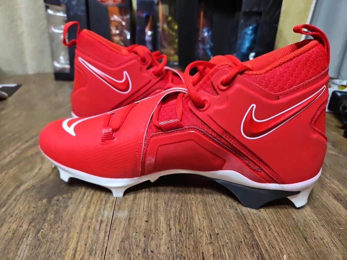 Nike Mens 10 Varsity  Red CT6649-616 Football Cleats Clean Nike Red 10 US Football Shoes & Cleats for Men for sale | eBay main image 4
