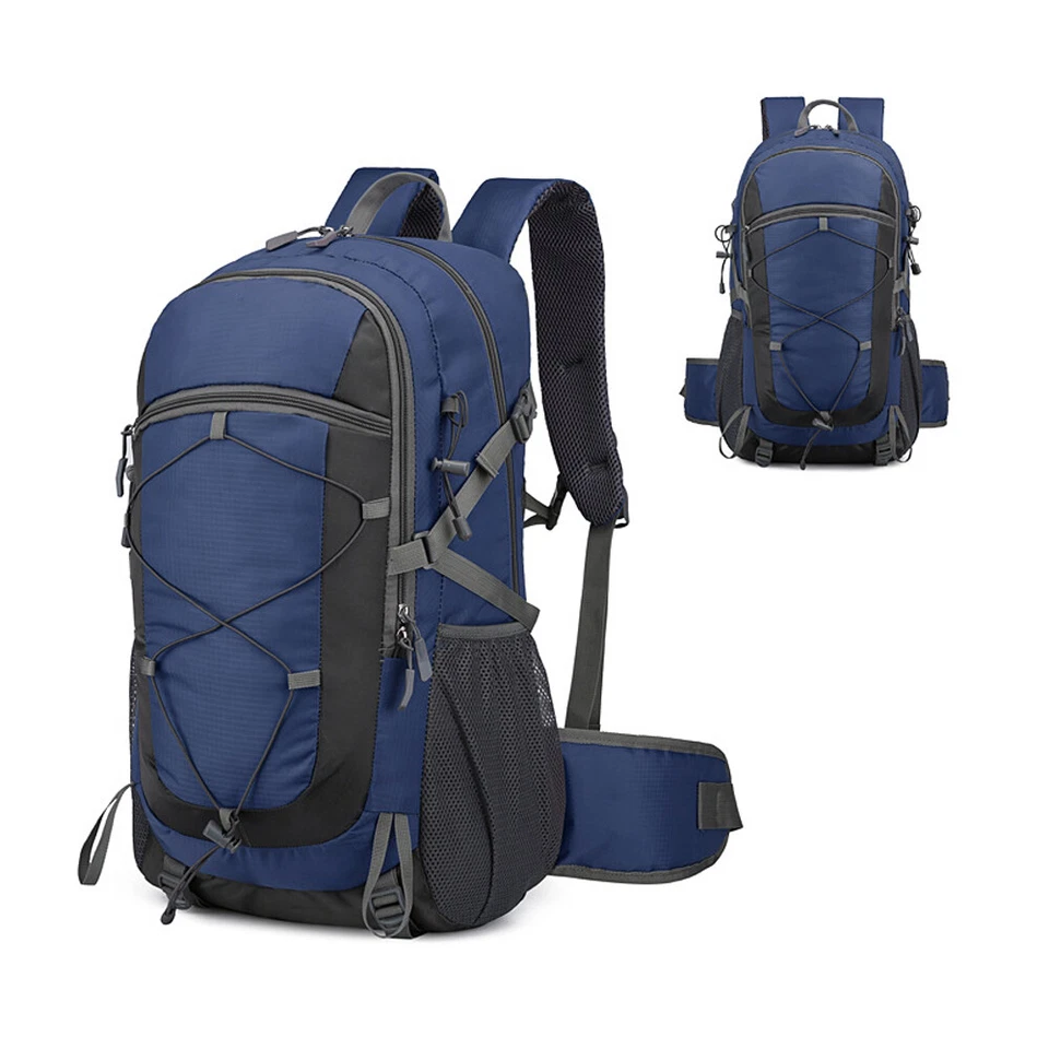 Mochila de viaje al aire libre 60L para camping mochila impermeable bolsa de trekking paquete Foto 3 de 4