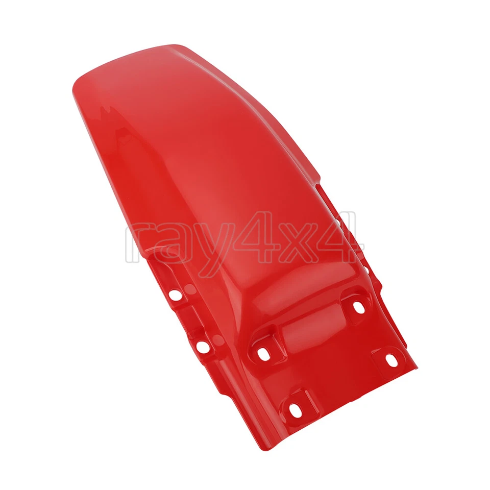 Novo para-lama traseiro vermelho compatível com Honda XR80R XR100R 1985-2000 Dirt Bike - Imagem 4 de 4
