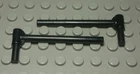 Lego Rod Angled 1x5 Black 2 Pieces (49#)