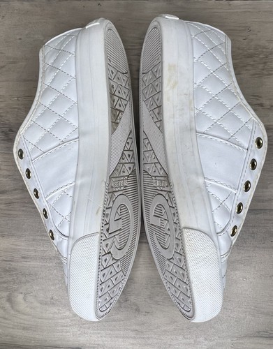 G By Guess GG Backer 2 Womens White Quilted Sneakers Women’s Size 6M - Picture 3 of 8