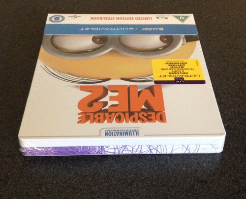 DESPICABLE ME 2 Blu-Ray SteelBook Zavvi UK Exclusive Region Free New OOP & Rare! - Picture 4 of 9