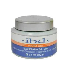 IBD Hard Gel LED/UV Builder Gel - Clear 2oz