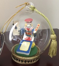 Lucky Las Vegas Globe Flavia Milano Ornament Lucky Ace Jack of Spades 5" 2007