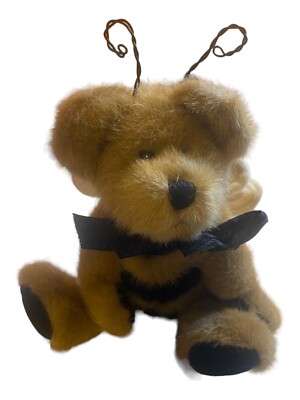 VTG Boyds Bears ''Clover L. Buzzoff'' 11'' Jointed Teddy Bear Dressed As Bumble Bee