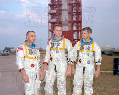 Apollo 1 Astronauts Gus Grissom, Ed White, Roger Chaffee photo - GPN-2000-000618