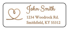 30 personalized wedding return address labels stickers tags