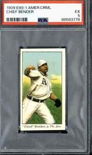 1909 E90-1 American Caramel Chief Bender - PSA 5