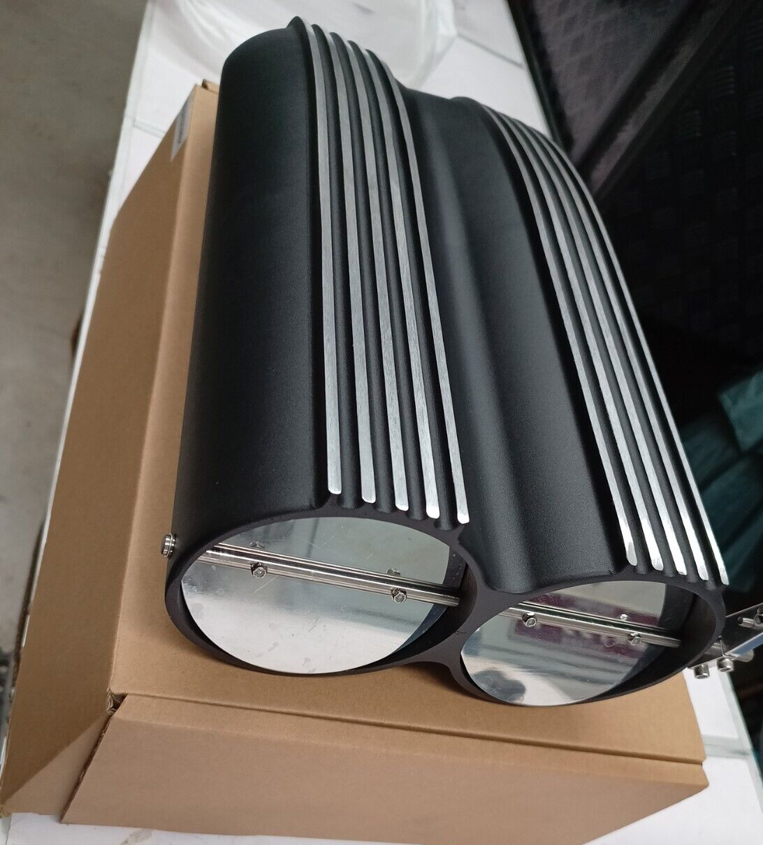 SHOTGUN SCOOP AIR CLEANER SUIT SINGLE AND DUAL CARBY HOLLEY 5 1/8 NECK