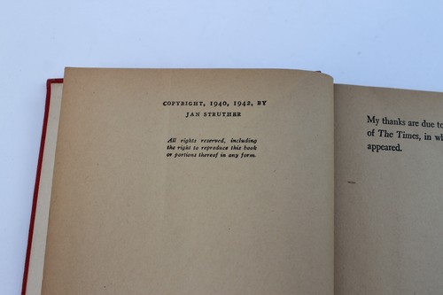 Mrs. Miniver von Jan Strutter 1942 - Bild 3 von 6